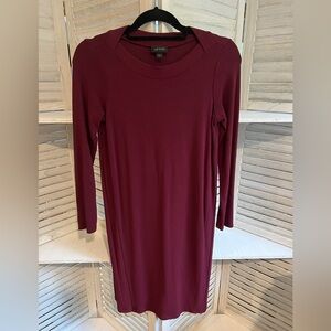 J. Jill knit dress, burgundy, size XS, EUC